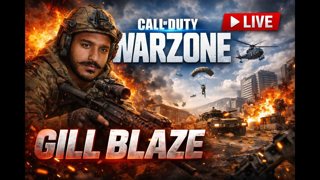 WARZONE LIVE 🔥 Solo vs Squads | 20+ Kill Gameplay | Nonstop Action punjabi