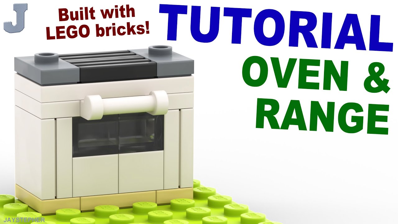 Инструкция по сборке плиты и духовки LEGO.