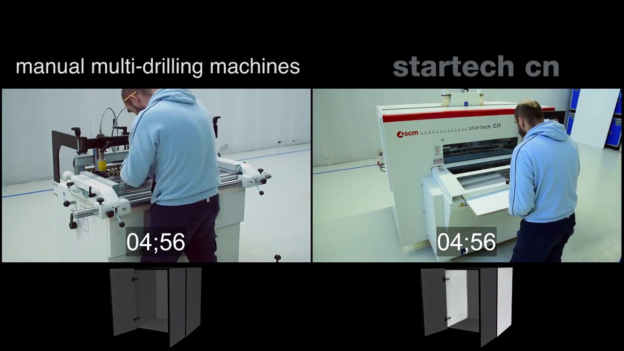 Taladro múltiple a control numerico Startech CN de la marca SCM Group  |  Mademaq S.A. de C.V.