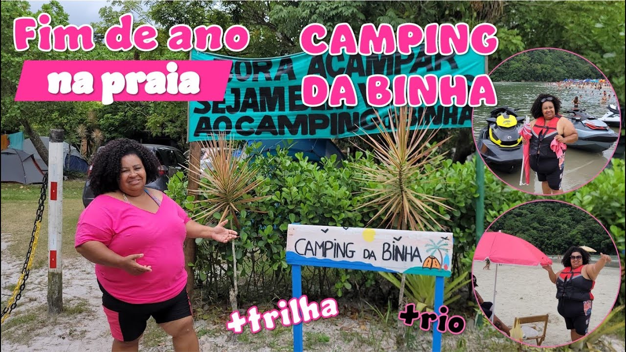 Fim de Ano na Praia por R$ 40,00!!!  | Camping da Binha - Bertioga/SP