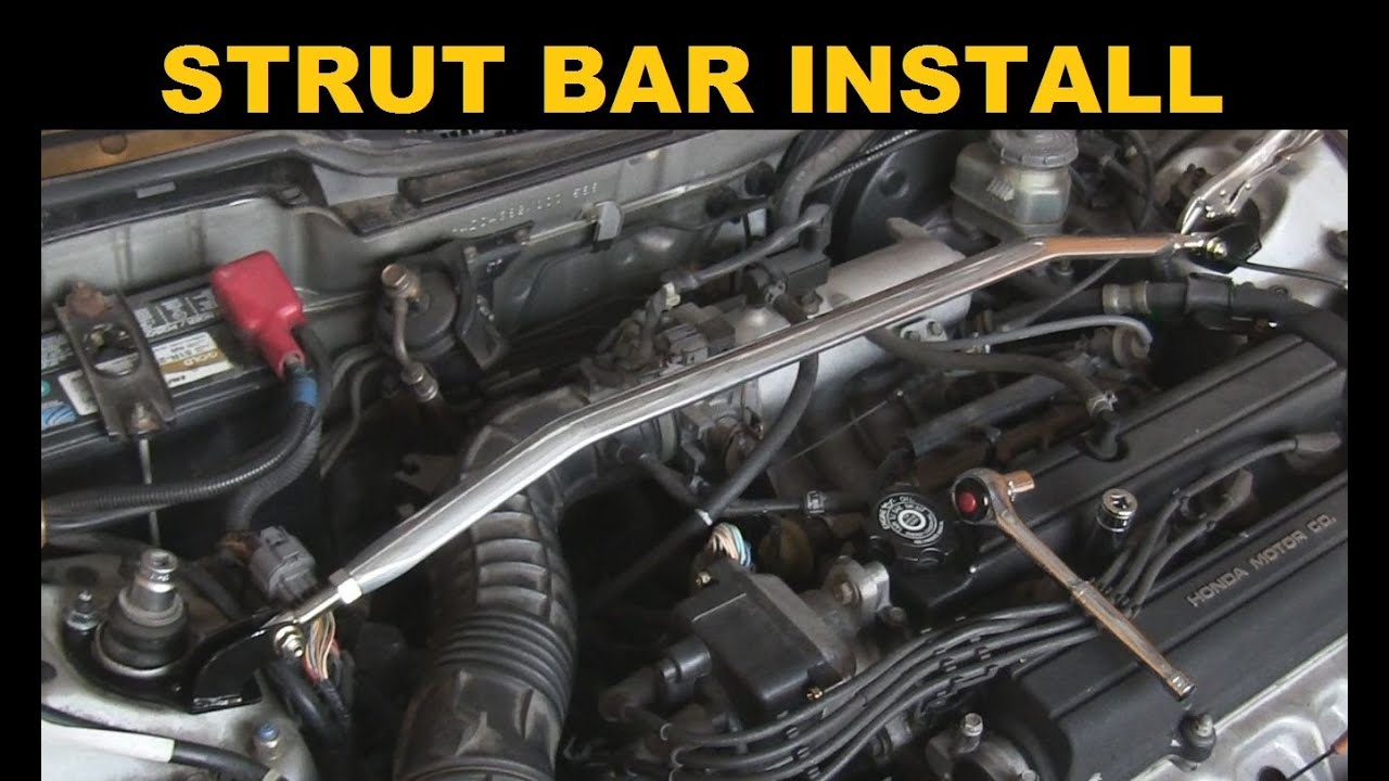 Strut Bar Install - Acura Integra
