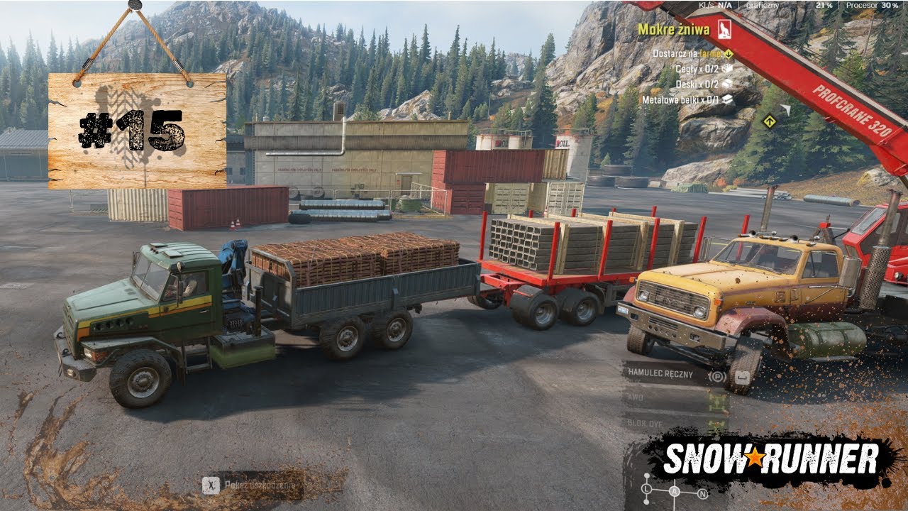 #15 SNOWRUNNER - Pierwszy raz z Kierownicą ! *4K🎮