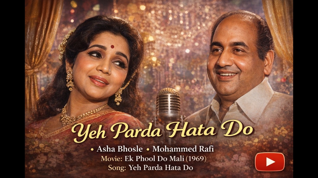 Yeh Parda Hata Do | Evergreen Bollywood Song | Asha Bhosle, Mohammed Rafi | Ek Phool Do Mali 1969 |