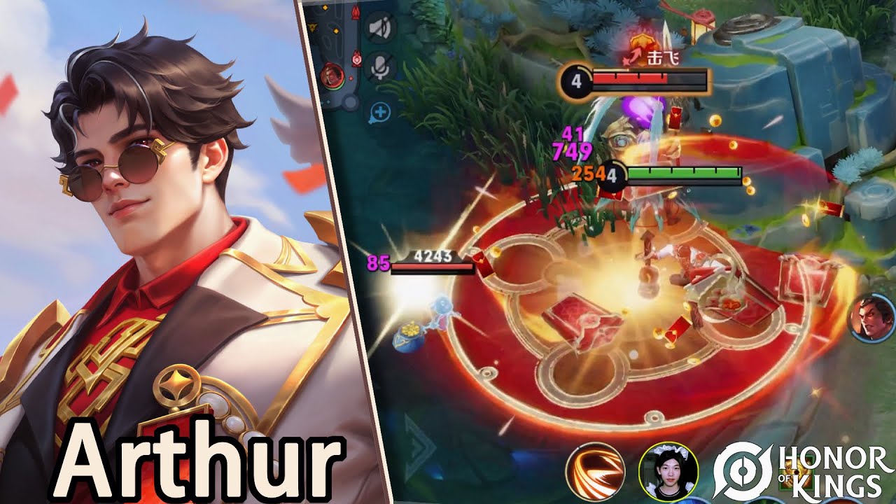 HOK （Arthur ）New Year's red envelope theme skin｜Skin do tema do envelope vermelho de Ano Novo