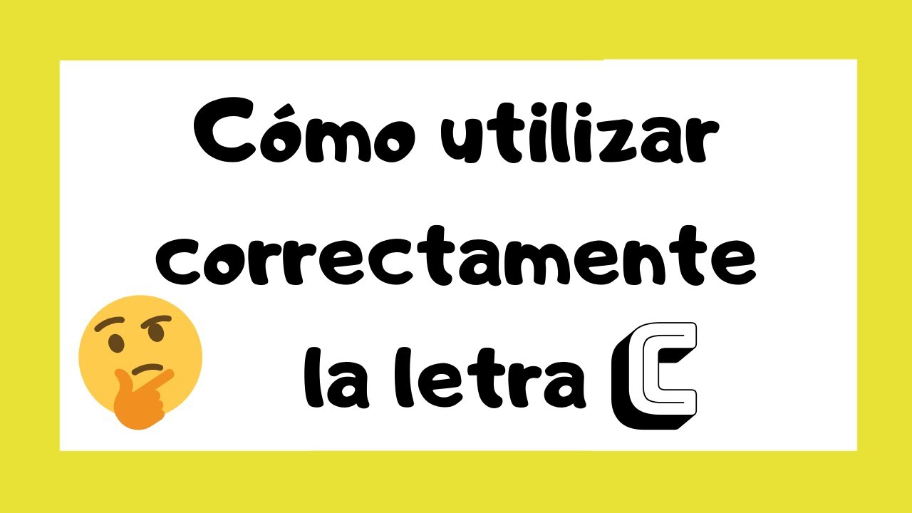 🤓 Reglas ortográficas - LETRA C  👩🏻‍🏫