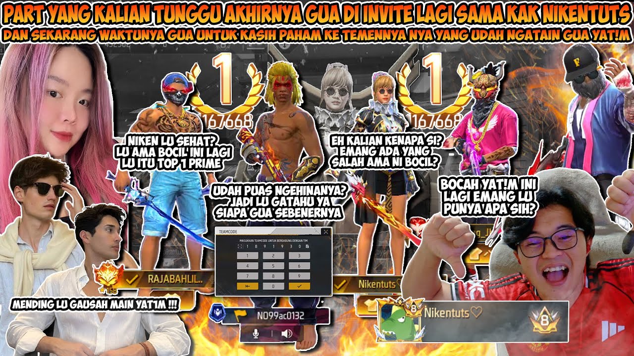 AKHIRNYA GUA DI INVITE LAGI SAMA TOP 1 PRIME SAATNYA GUA KASIH PAHAM KE ORANG YANG BILANG GUA YAT!M