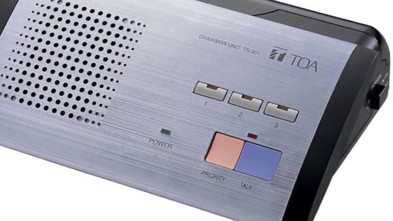 Conference System TOA TS-900 Overview - VISITELECOM