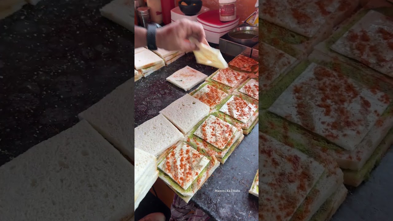 Most Iconic Green Chutney Sandwich of Indore With Lots Of Butter & Cheese #shorts #streetfood