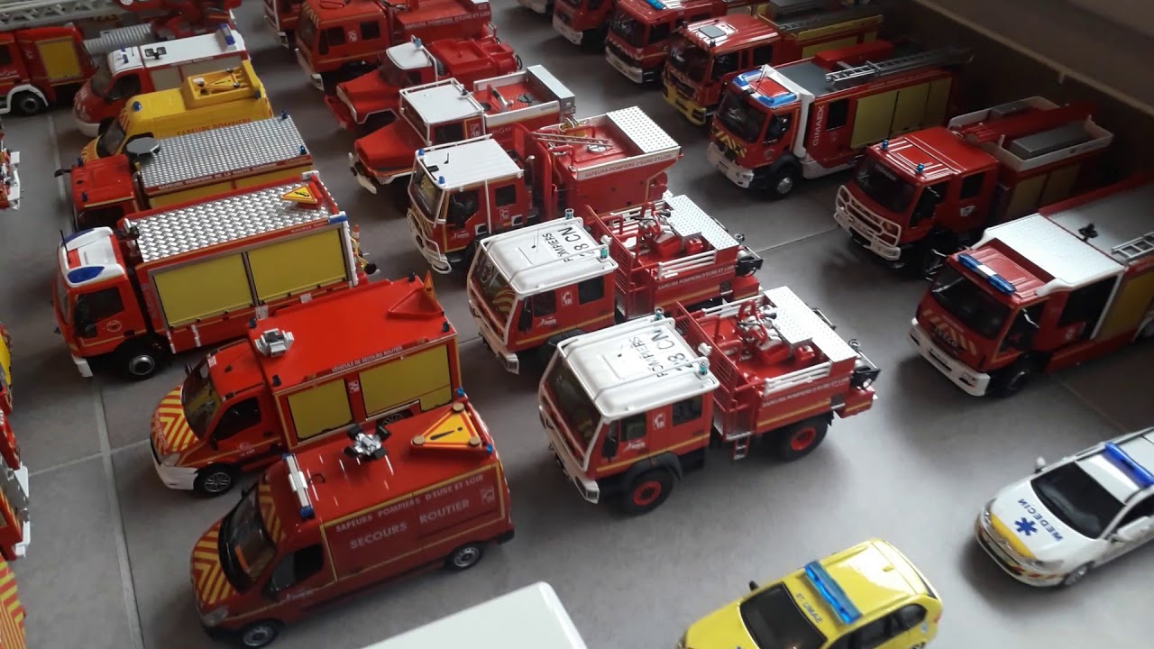 Collectionneur pompiers, Samu et Smur miniatures 1/43