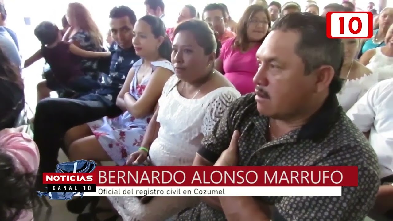 Cinco parejas se casan en el CERESO de Cozumel