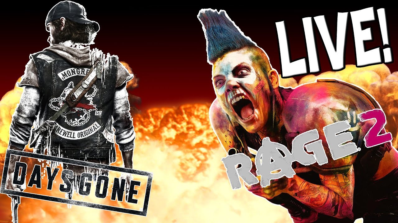 🔴 LIVE - RAGE 2 / DAYS GONE - BALLERN, LABERN, LOOTEN!