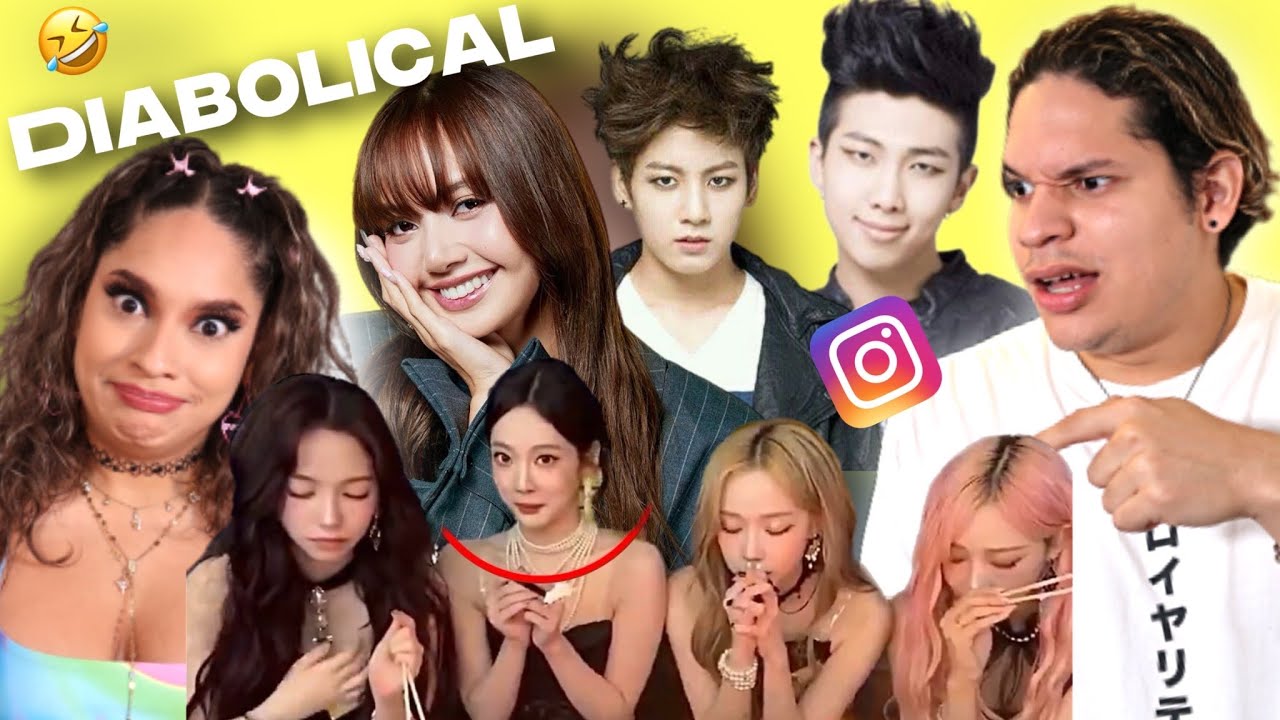 KPOP Memes on Instagram are DIABOLICAL... Waleska & Efra react to 'funniest kpop IG memes'