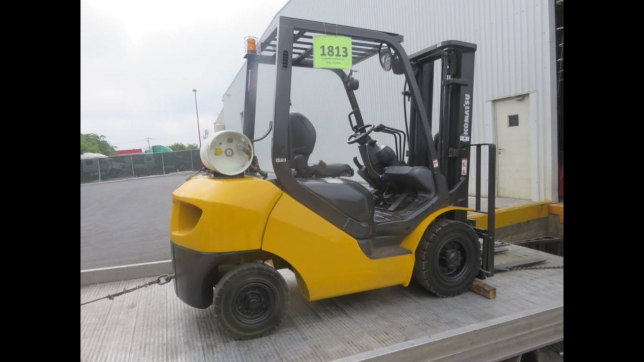 Cómo Operar o Manejar Montacargas Marca KOMATSU Modelo FG25T-16 Gas LP de 5000 Libras