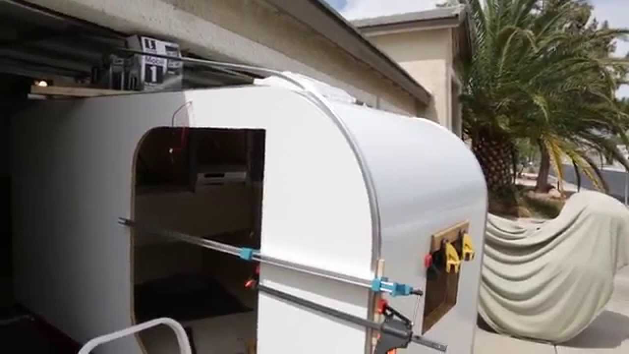 Teardrop trailer build AluminumTrim