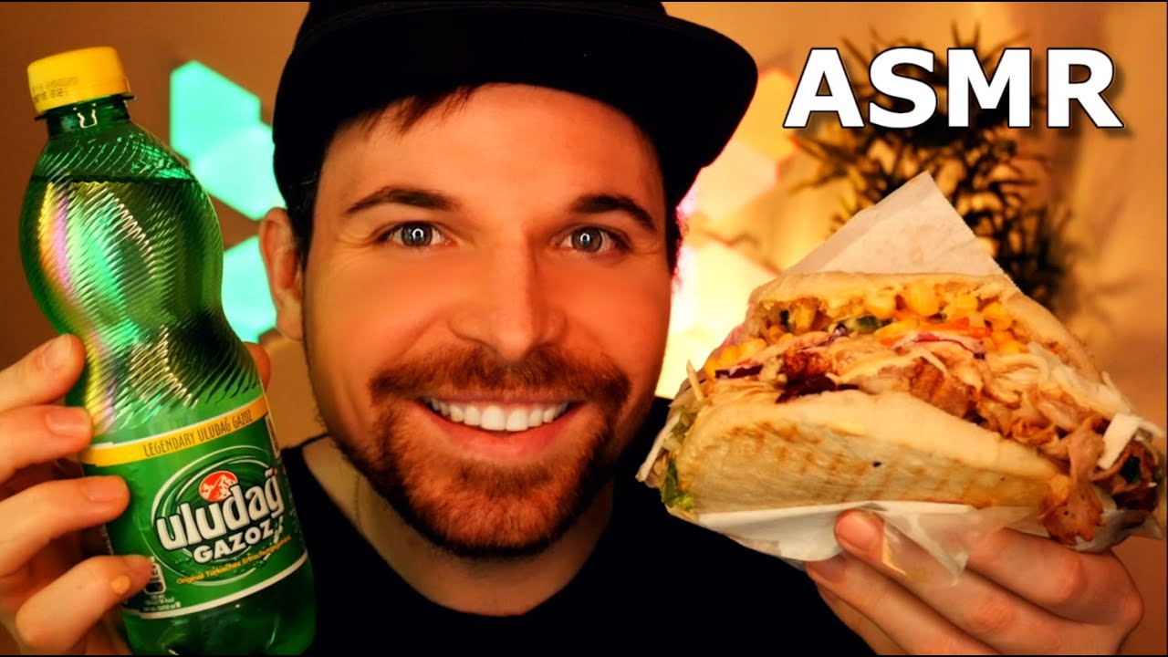 ASMR | DÖNER KEBAB mit SPEZIAL Soße [Mukbang, Eating Sounds]