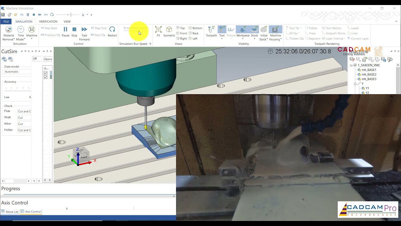 MasterCAM 2019 Tutorial #57 | Mill 3D Rough Pocket & Finish Scallop