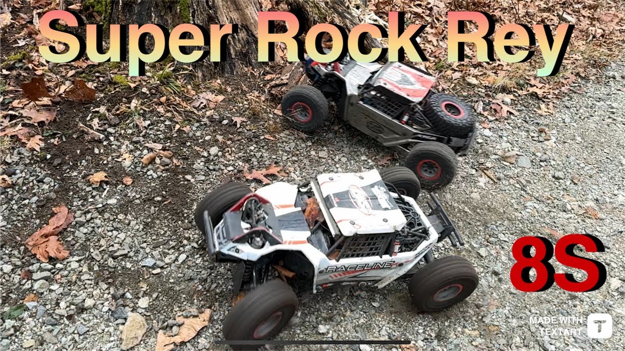 Losi Super Rock Rey. Huge 8S Fun!