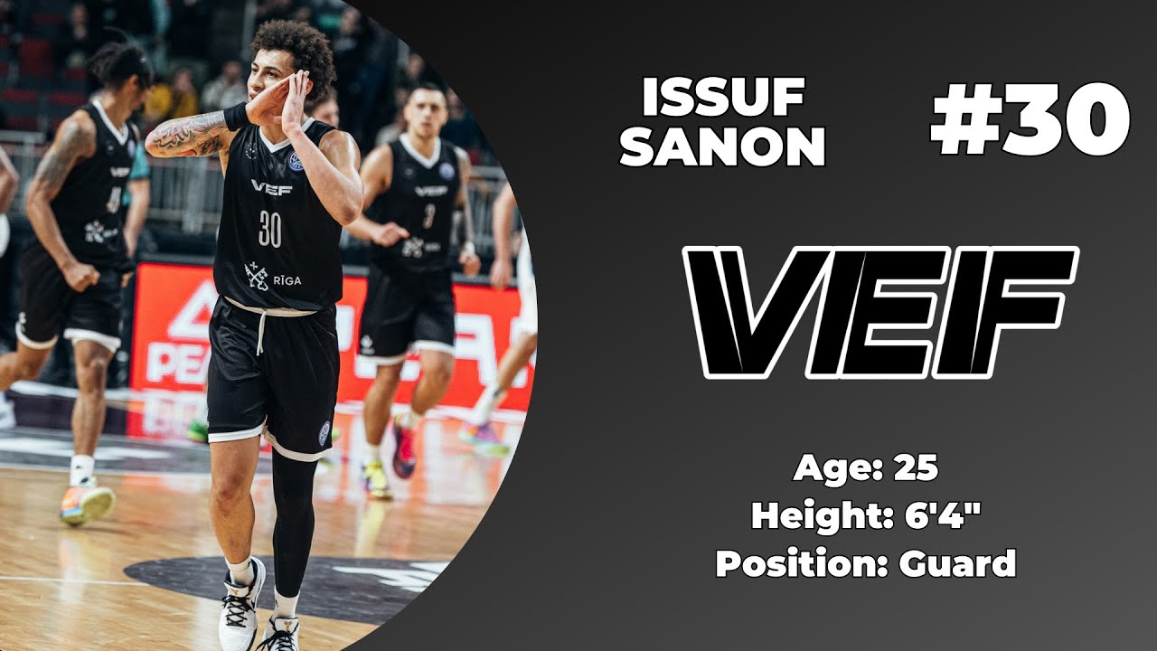 Issuf Sanon 2024/25 Basketball Champions League Highlights