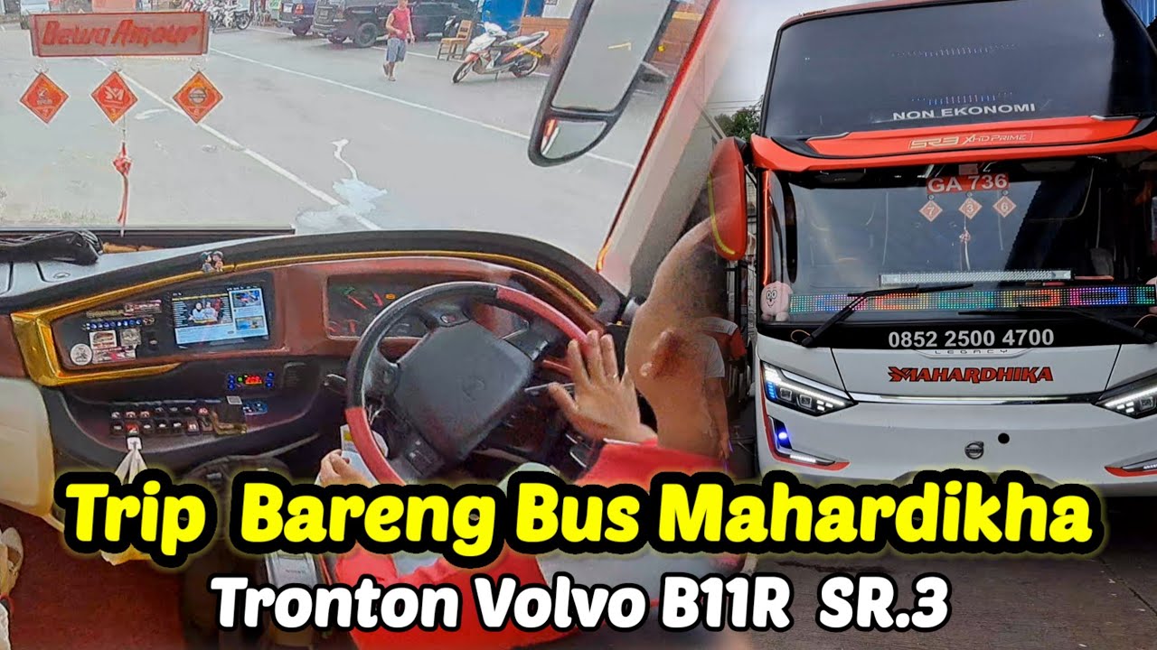 Tanpa Suara & Getaran ; BUS MAHARDIKHA Tronton Volvo B11R Purwantoro-Wonogiri