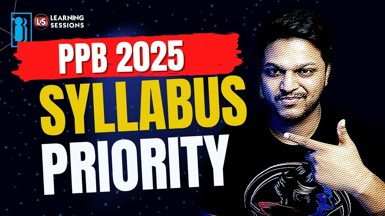 PPB syllabus priority for 2025 | JAIIB by Ashish Sir