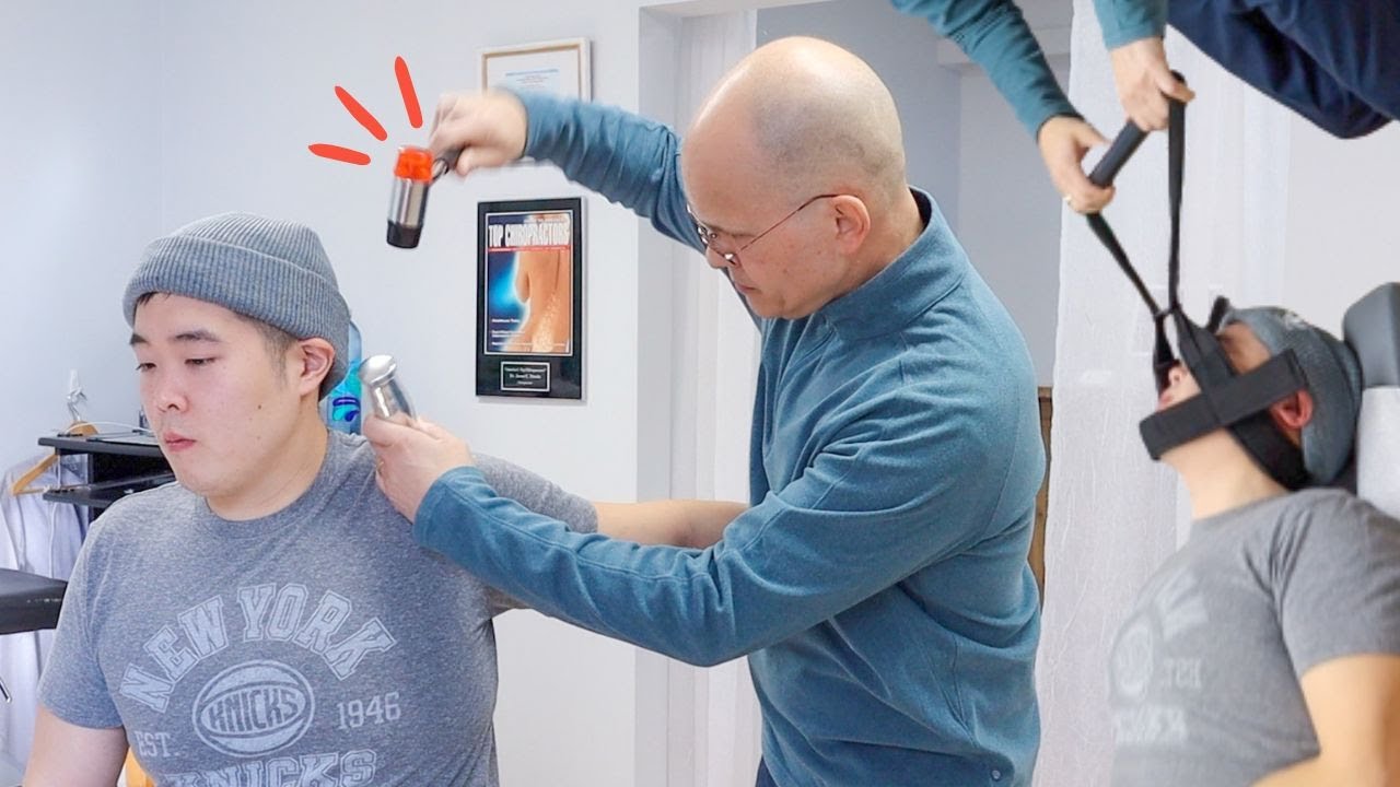 CRUNCHY *First Time Y Strap* Adjustment Leaves Patient Can Seeing Better | New Jersey Chiropractor