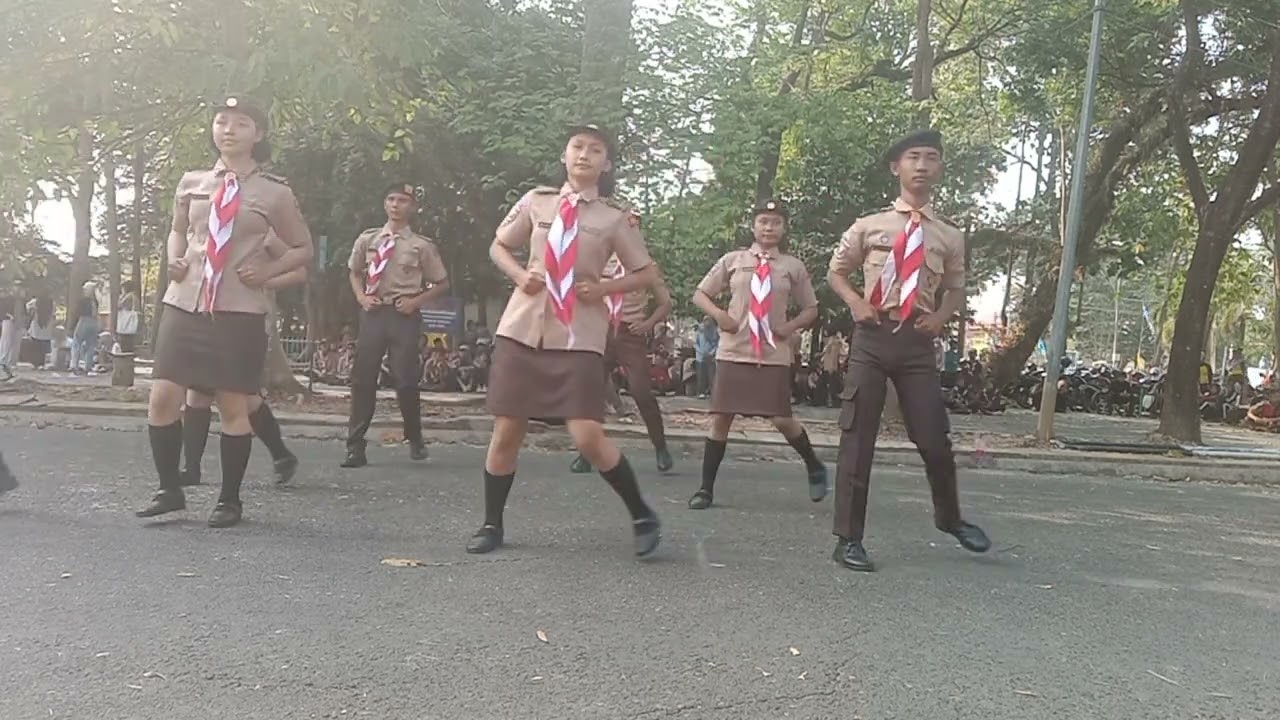 Joget Komando LKA Pramuka Unila 2023