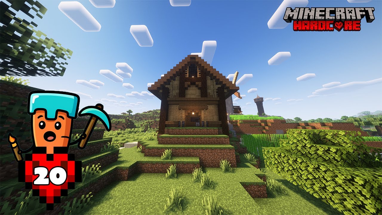 I Built the Perfect MUD FARM in Hardcore Minecraft!
