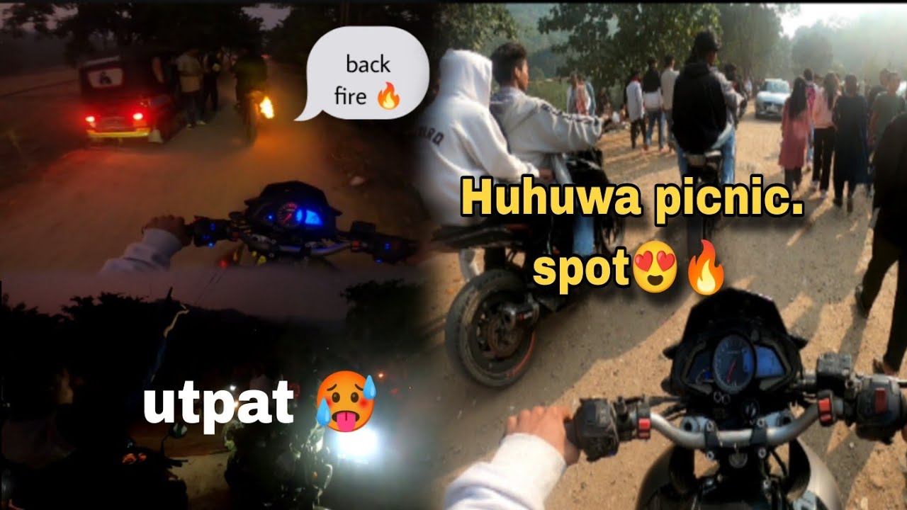 Bihu buli utpat diya holl🔥🥵|| Huhuwa picnic spot 😍 || police ahi goll😓🚔