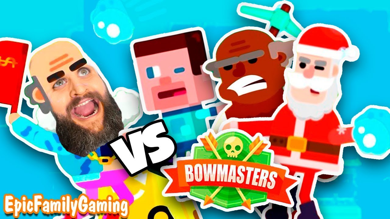 LIL DUMP JEREMY - Bowmasters Tournament - Santa, Miner Steve, Investor Bowmasters Battle!