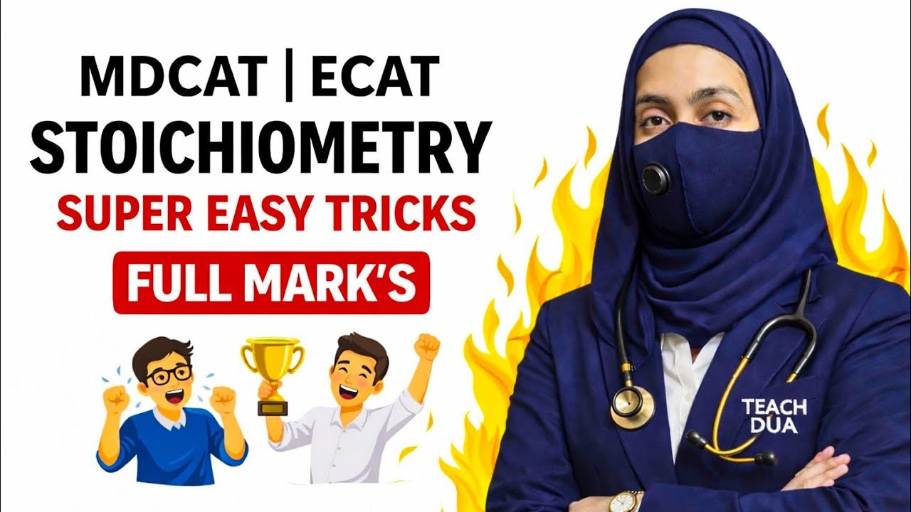 Chemistry Tricks & Tips | Stoichiometry Super Easy Tricks | Easy MDCAT & NEET Chemistry 2026