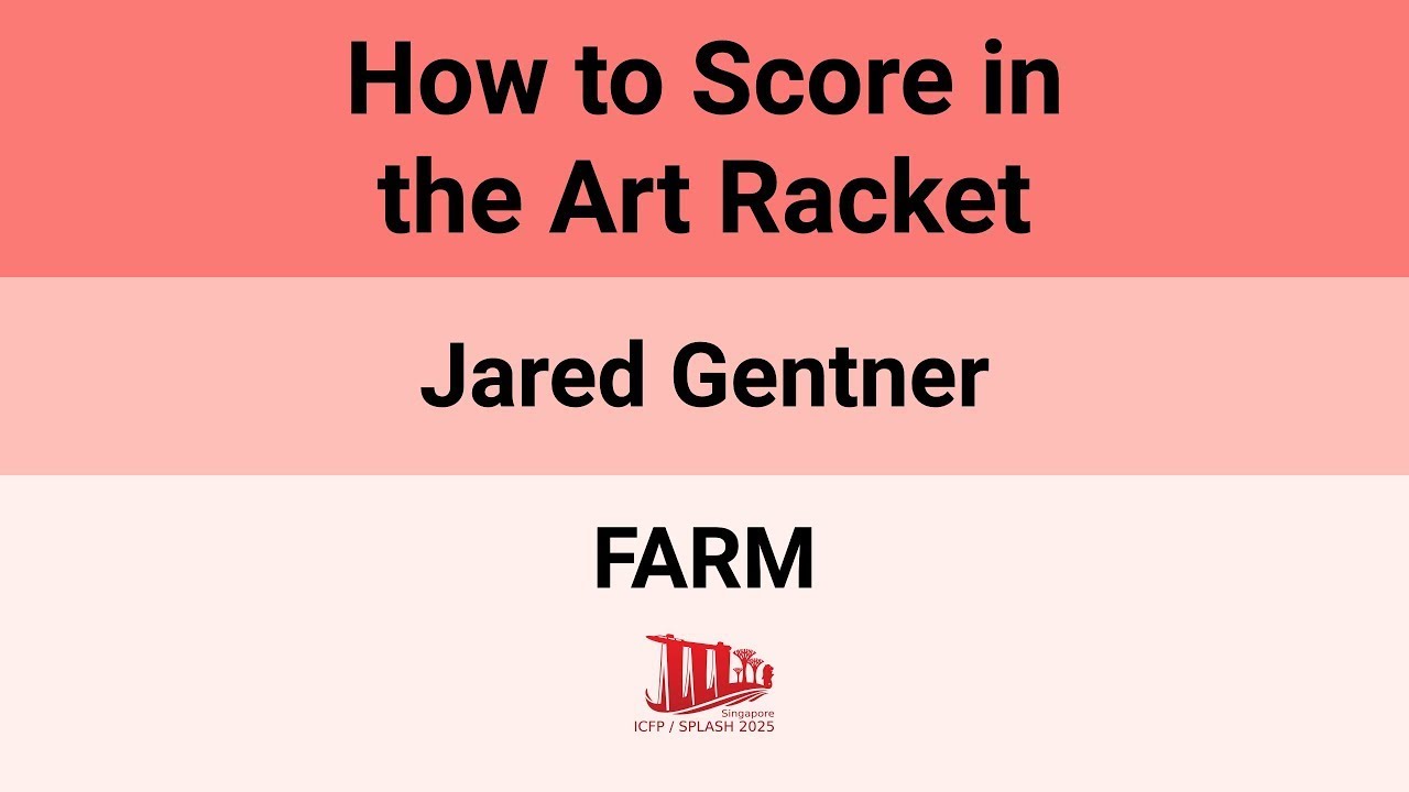 [FARM'25] How to Score in the Art Racket