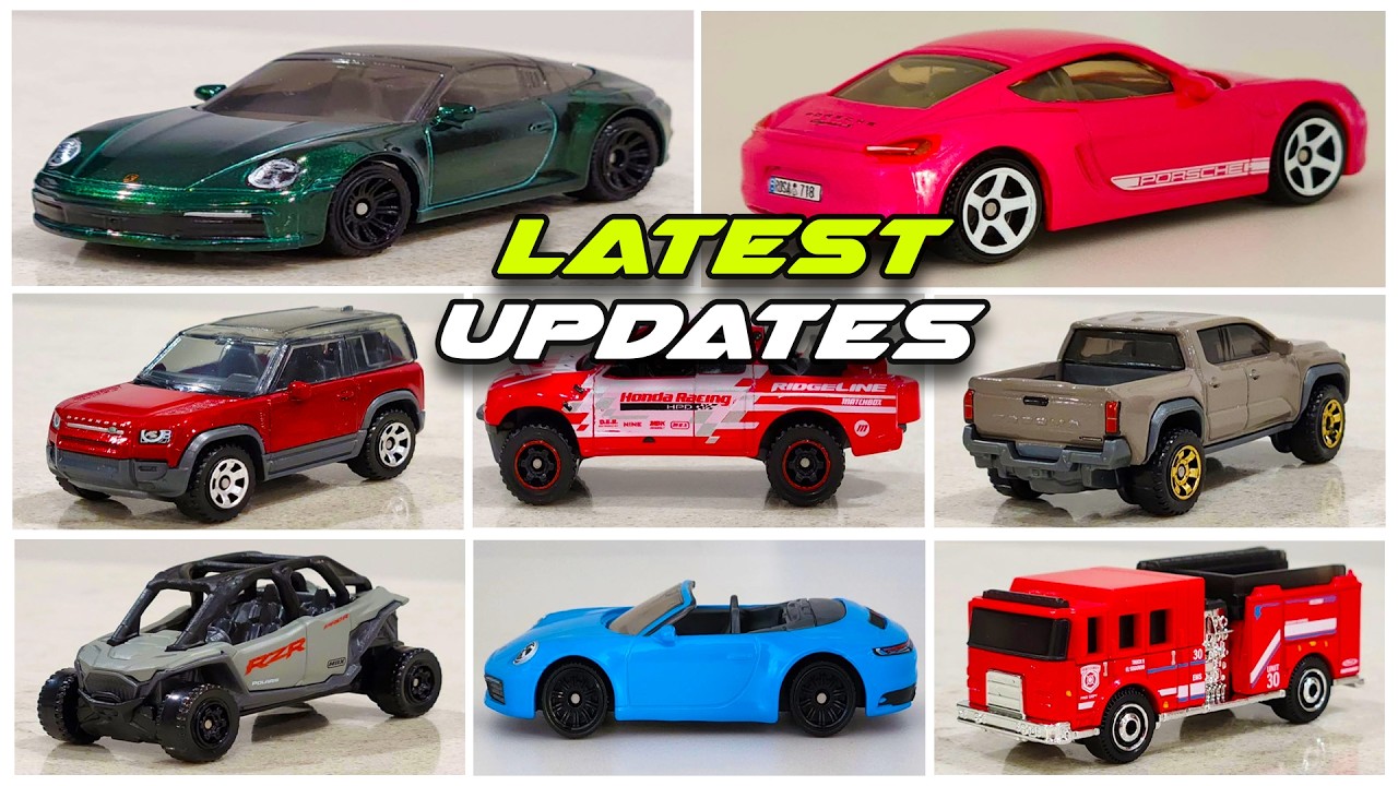 Showcase - Matchbox Basics Porsche 911 Targa, Land Rover Defender 90, Toyota Tacoma & Many More.