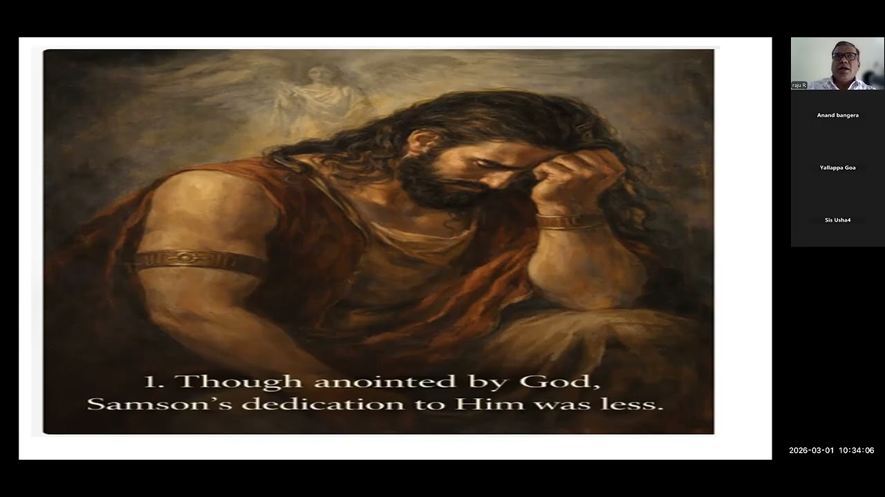 Strength without Surrender  Judges 13:1-5  Br Thomas Free Kannada Bible Study - Br Raju - 2/3/26