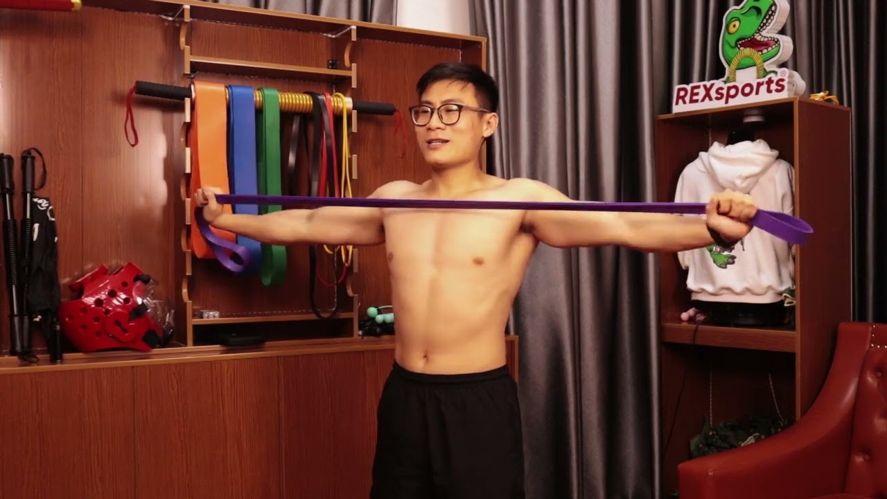 Tập với dây kháng lực bài 3: Hướng dẫn tập lưng xô | Rexsports