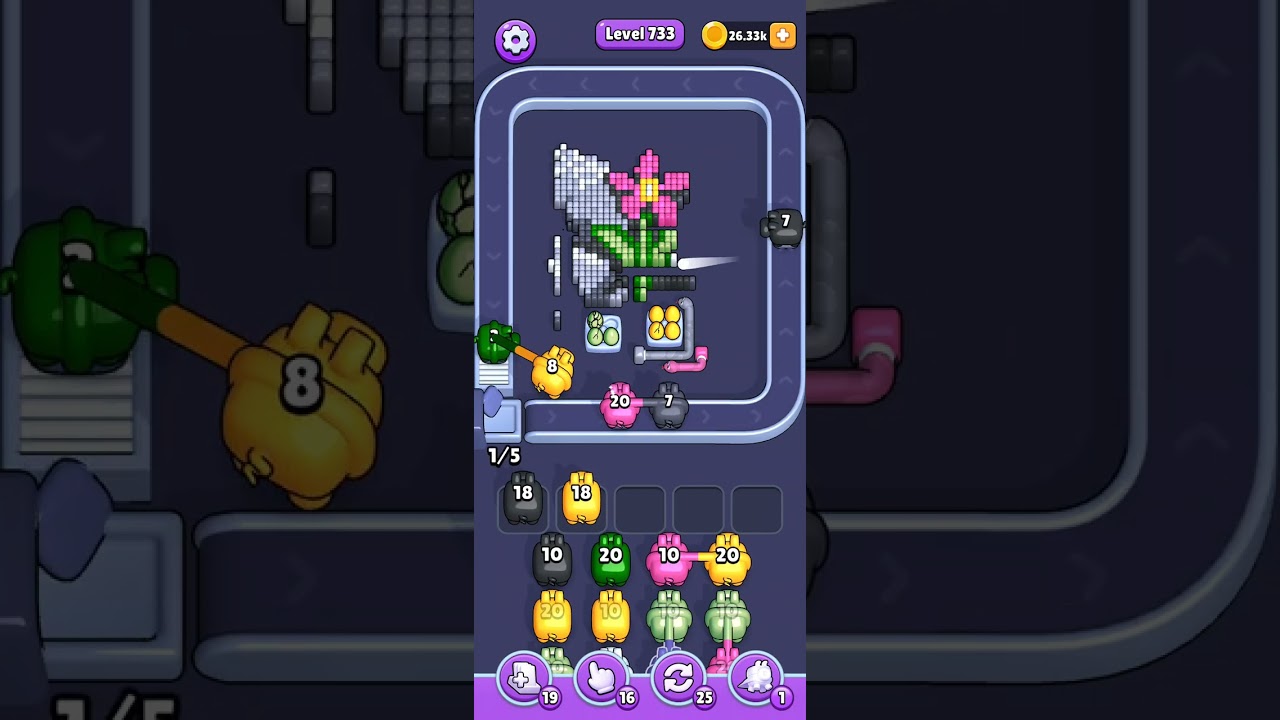 Pixel Flow level 733
