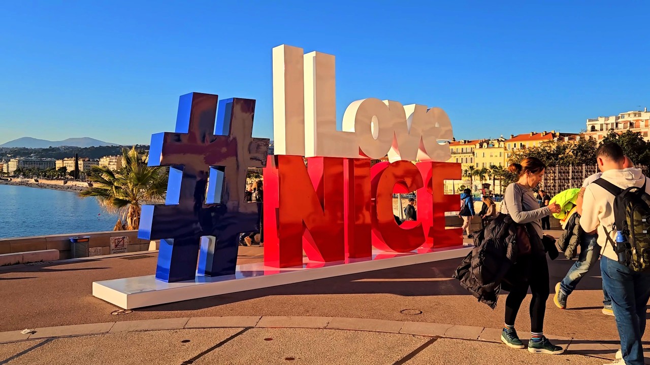 NICE 🌍 FRANCE 🇫🇷 | French Riviera Côte d'Azur | Glamour and Mediterranean atmosphere! 🇫🇷 🌴🥐 4K 60fps