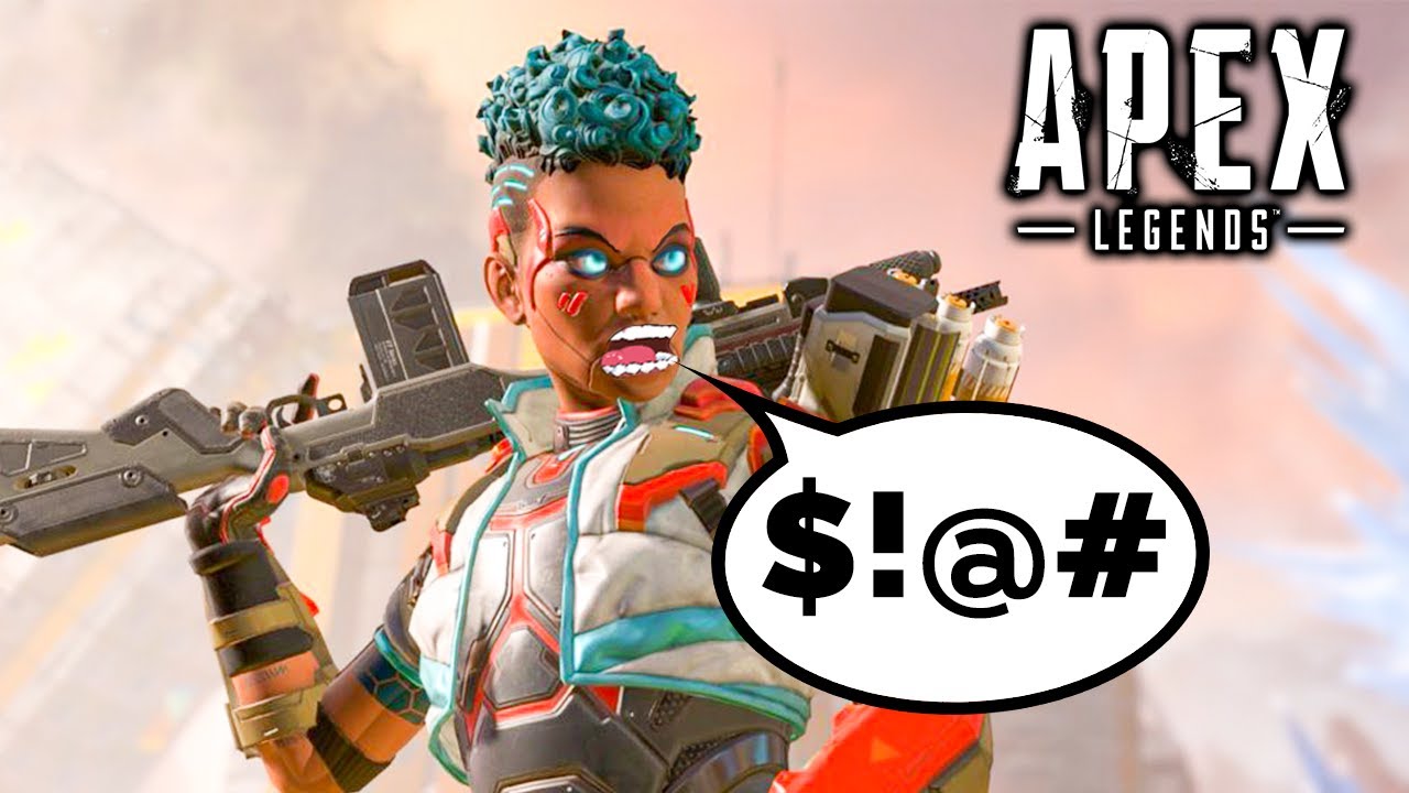 TOXIC PLAYER RAGED AT TEAMMATE FOR LANDING!?!? Apex Legends.