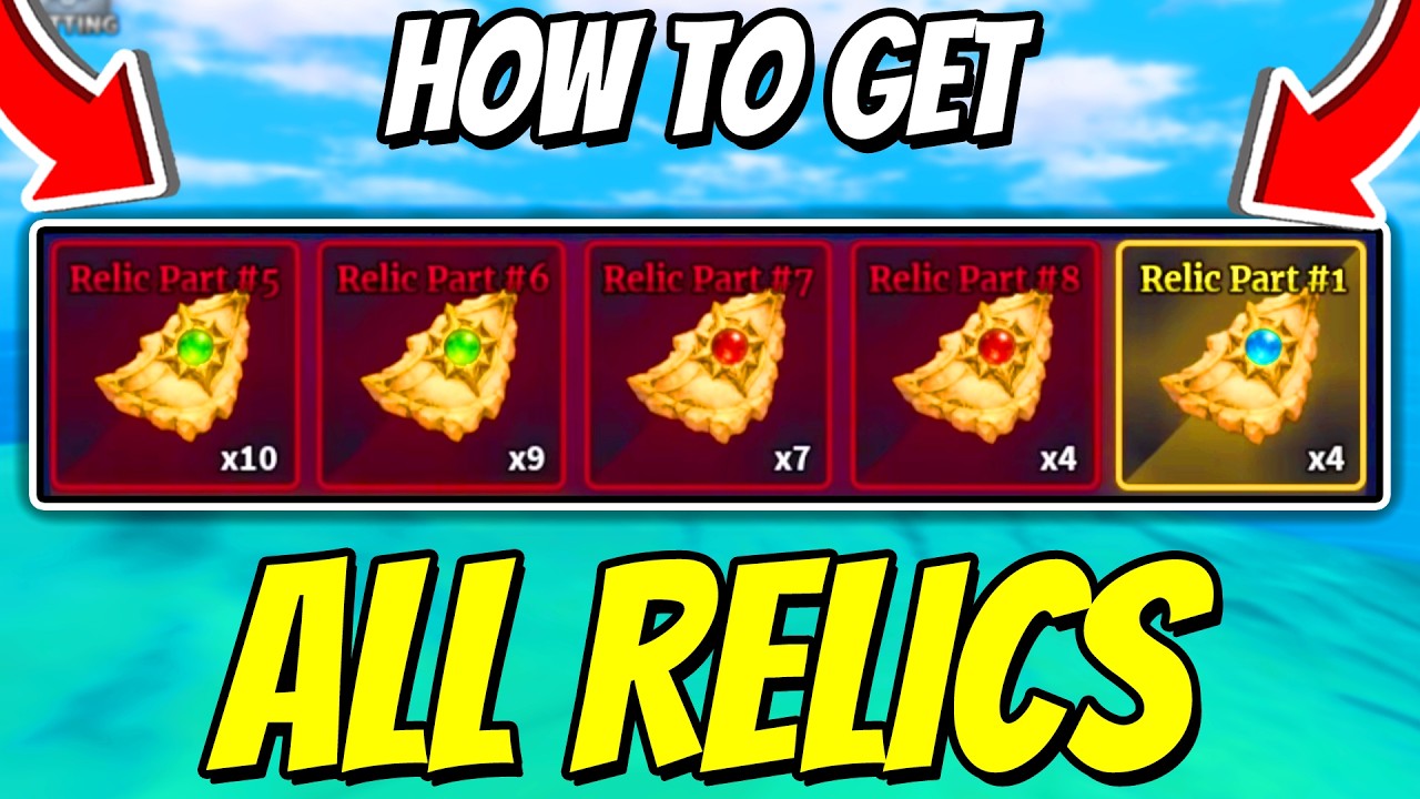 Как получить все части реликвий в Sailor Piece! Roblox