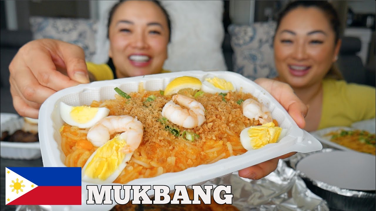 FILIPINO FOOD SISTER'S MUKBANG (LETS EAT) | SASVlog