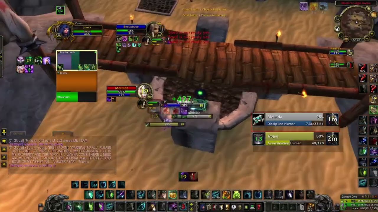Warmane Wotlk 2v2 -  Resto Druid / Affliction Warlock