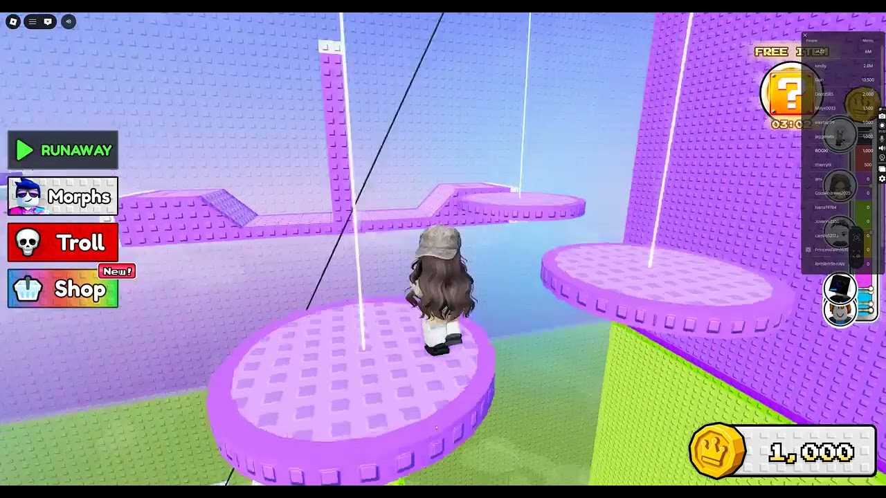 Roblox I want to run away