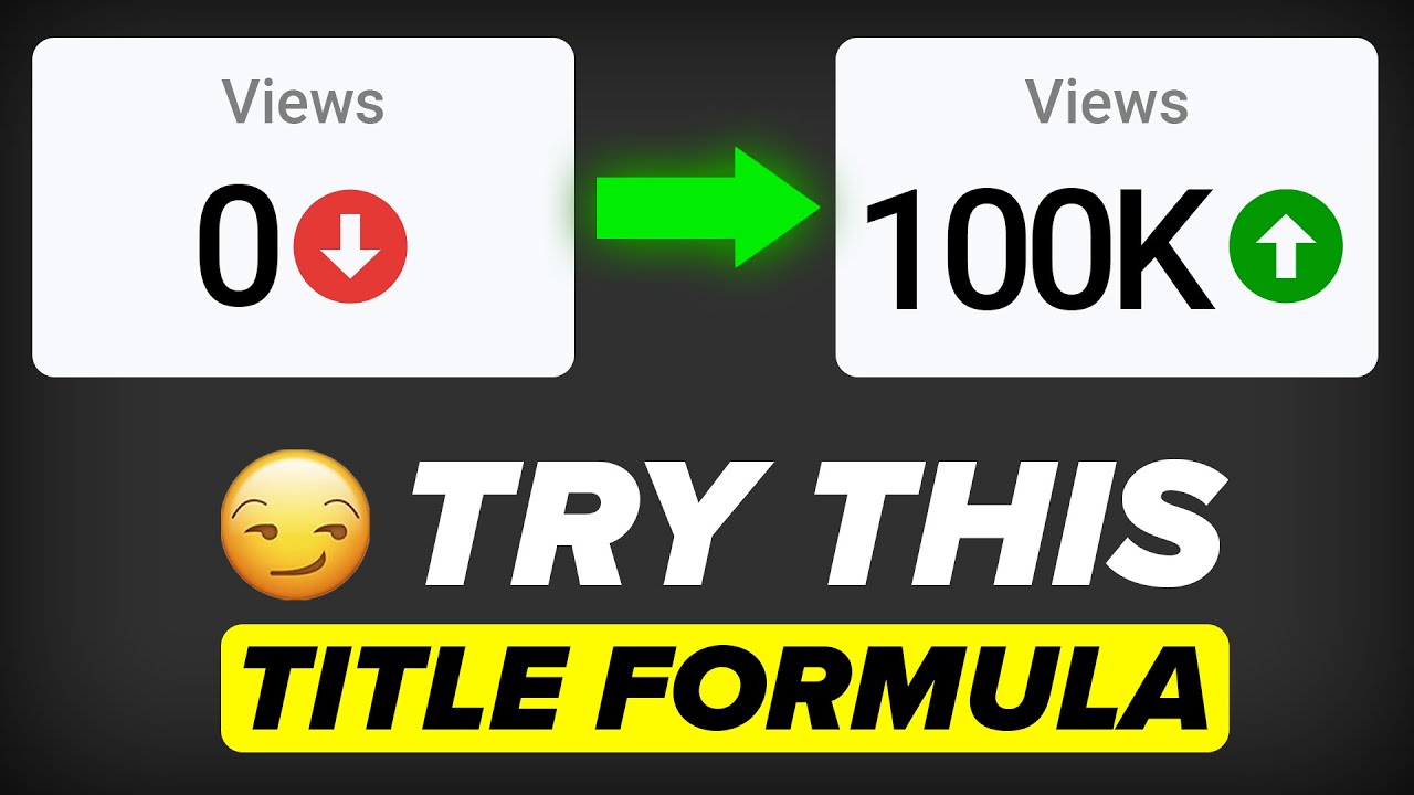 How To Write A PERFECT YouTube Title That Gets Views (WORKS EVERY TIME)