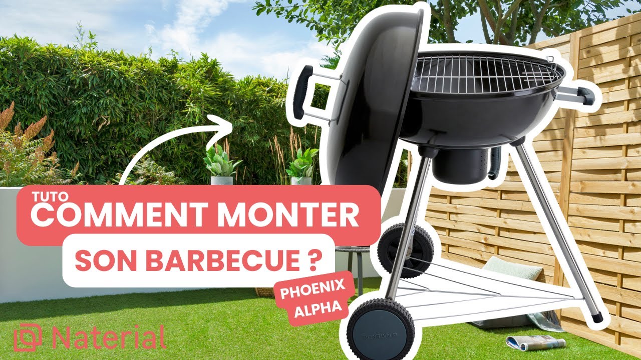 🛠 TUTO | Montage Barbecue Charbon Naterial Phoenix Alpha II | Guide Facile & Rapide