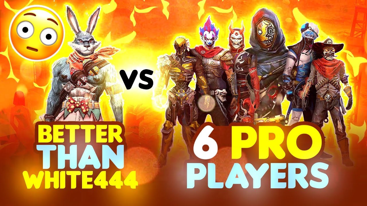 Лучше, чем White444 😳 Против профессиональных игроков || Первый раз 1 против 6 — Garena Free Fire