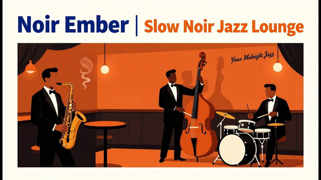 Noir Ember Whispers | Slow Noir Jazz Lounge