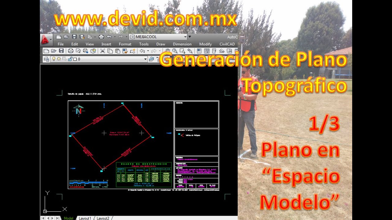 Plano Topografico "Espacio Modelo"