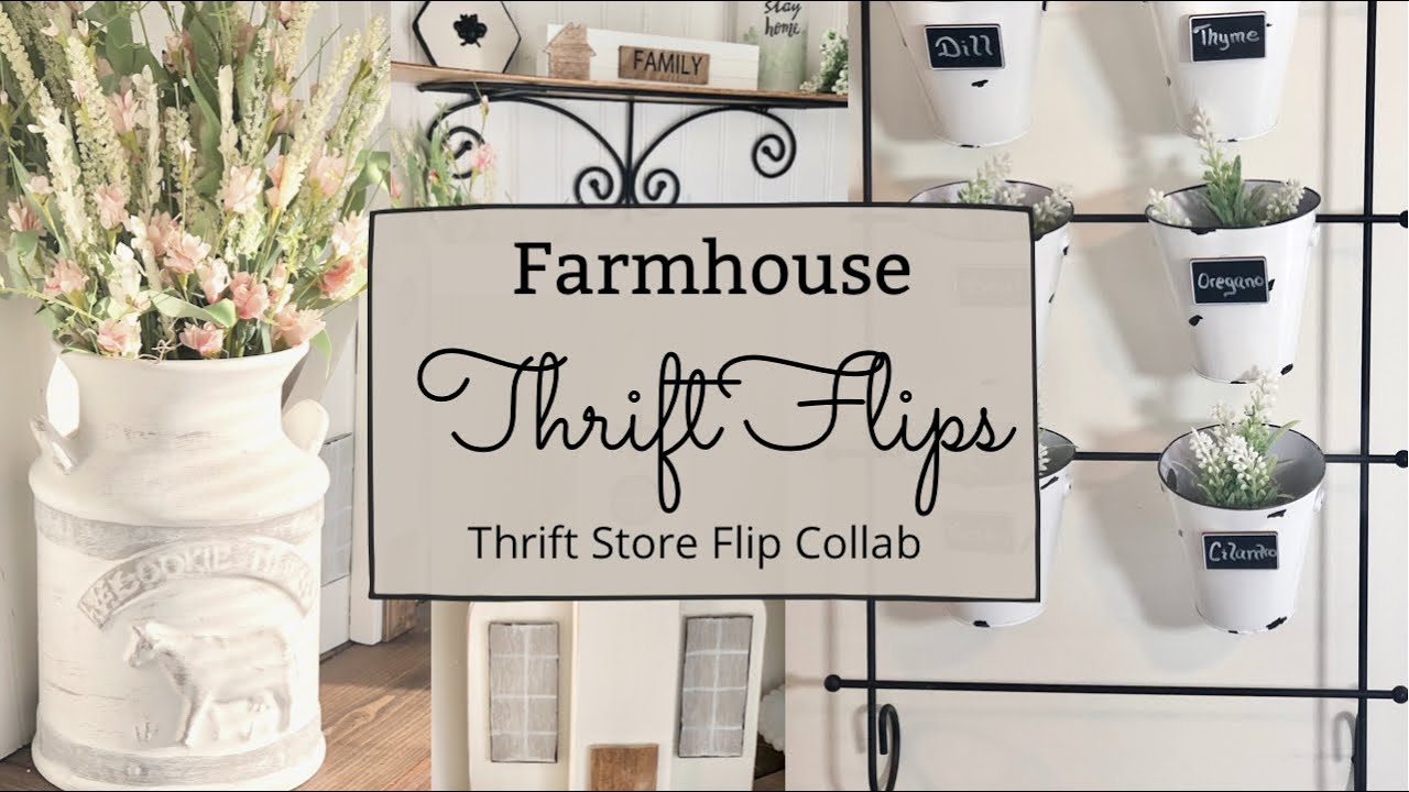 DIY Farmhouse Decor/Thrift Store DIYs