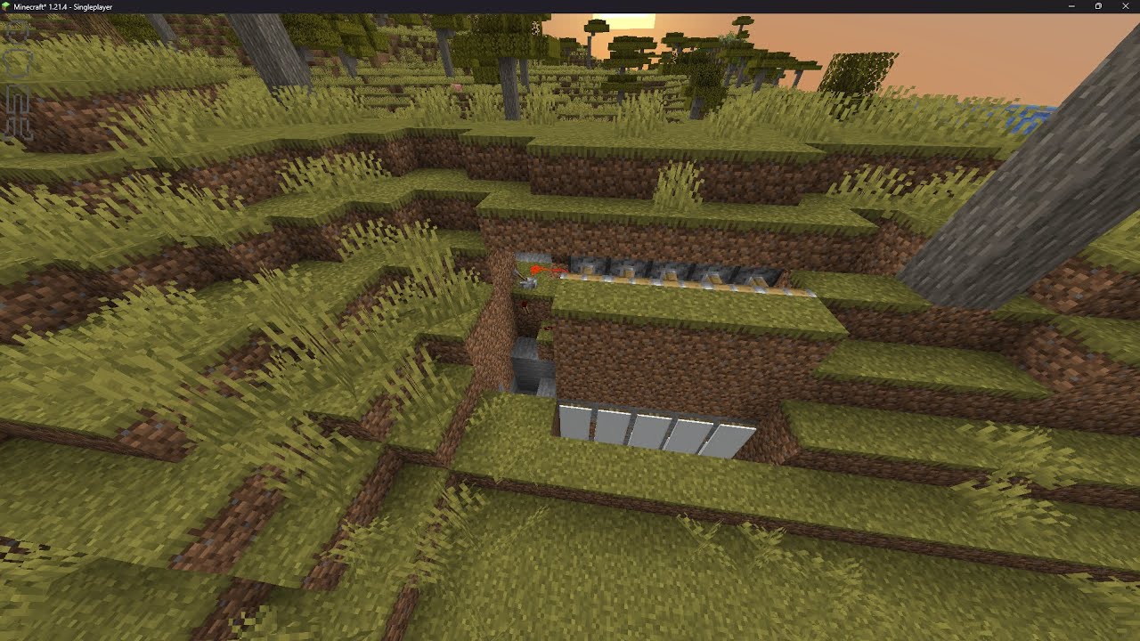 Push Pull Trap Tutorial Minecraft!