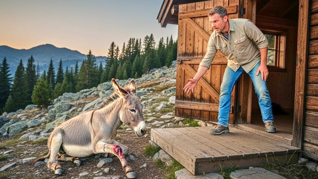 Dying Donkey Came to Single Dad's Door — What She Left Him Will Leave You in Tears