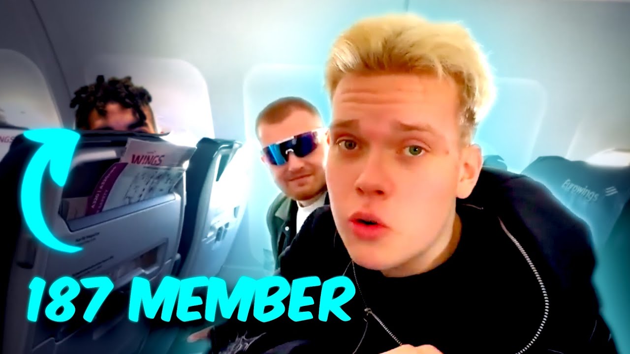 Betrunken mit 187 MITGLIED und TRYMACS im Flugzeug | Nooreax erzählt CRAZY Malle Story